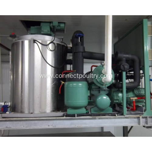 Poultry processing equipment screw chiller